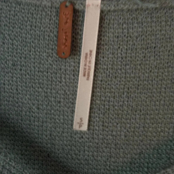 Free People | bell sleeve | tunic | cross front | long sleeve sweater | small - Picture 12 of 13